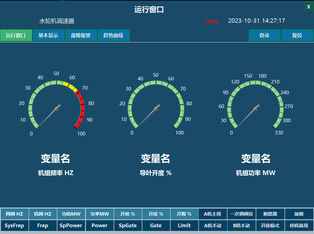 水轮机调速器控制终端解决方案